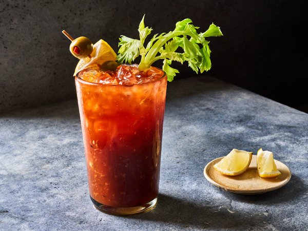 A Bloody Mary cocktail
